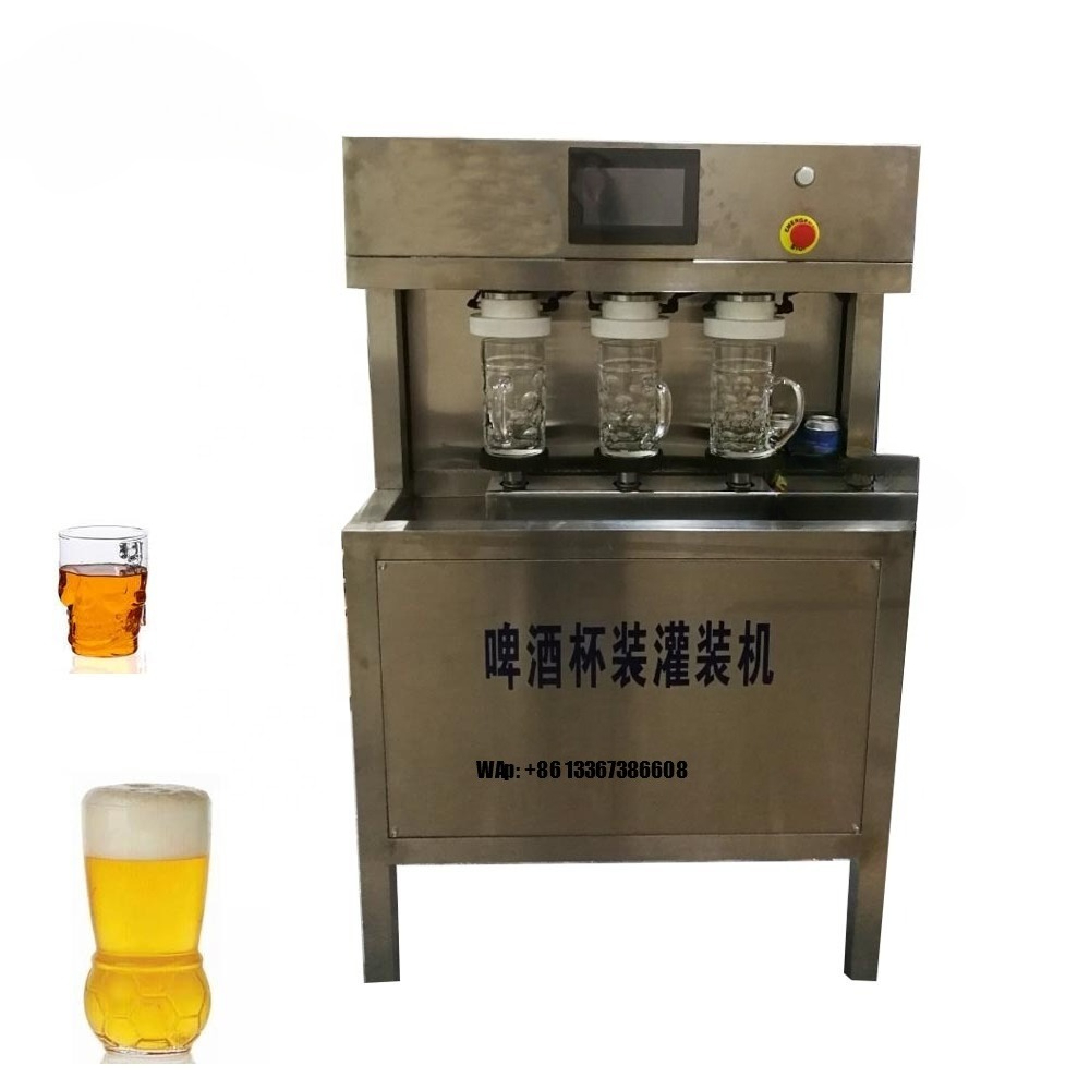 Wine Vodka Beer - Manual Beer Filling Machine for Cup