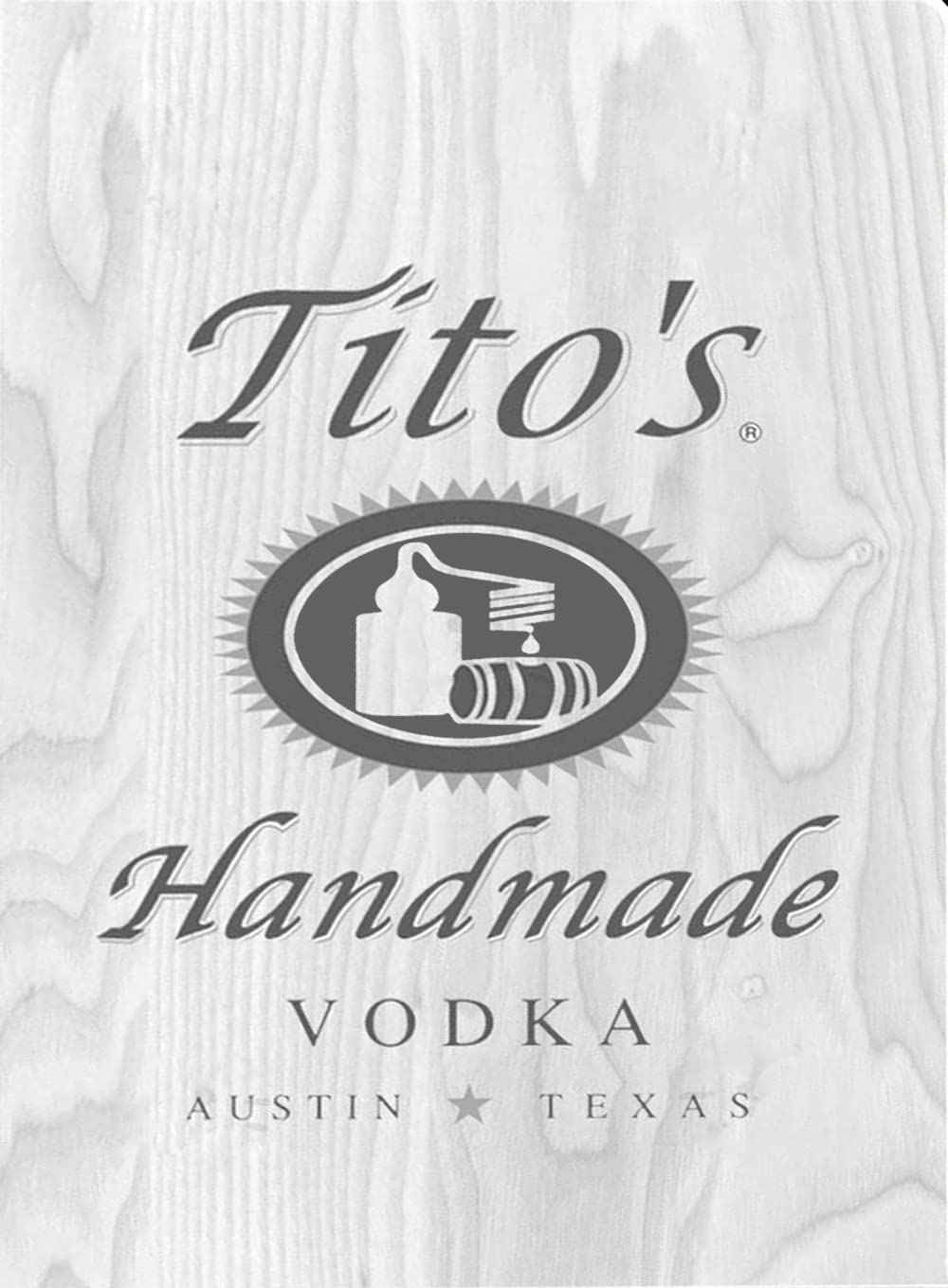 Wine Vodka Beer - 8 X 12 Inch Metal Sign