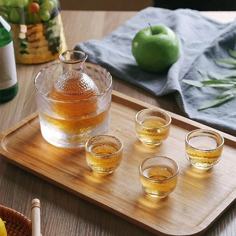 Wine Vodka Beer - Glass Beer Cup Set Bar Accessories
