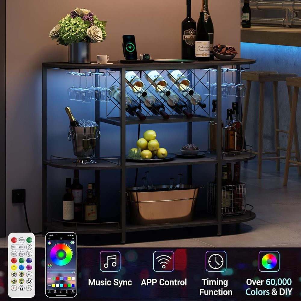 Black 3-Tier Coffee Table with - Wine & Beer Guayaquil ulasan dan harga