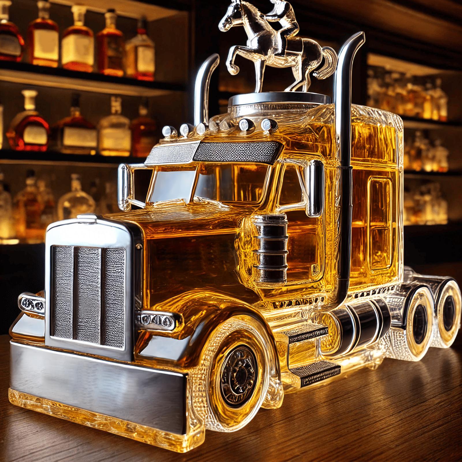 Wine Decanter Half Truck Bourb - Wine Beer Truck ulasan dan harga