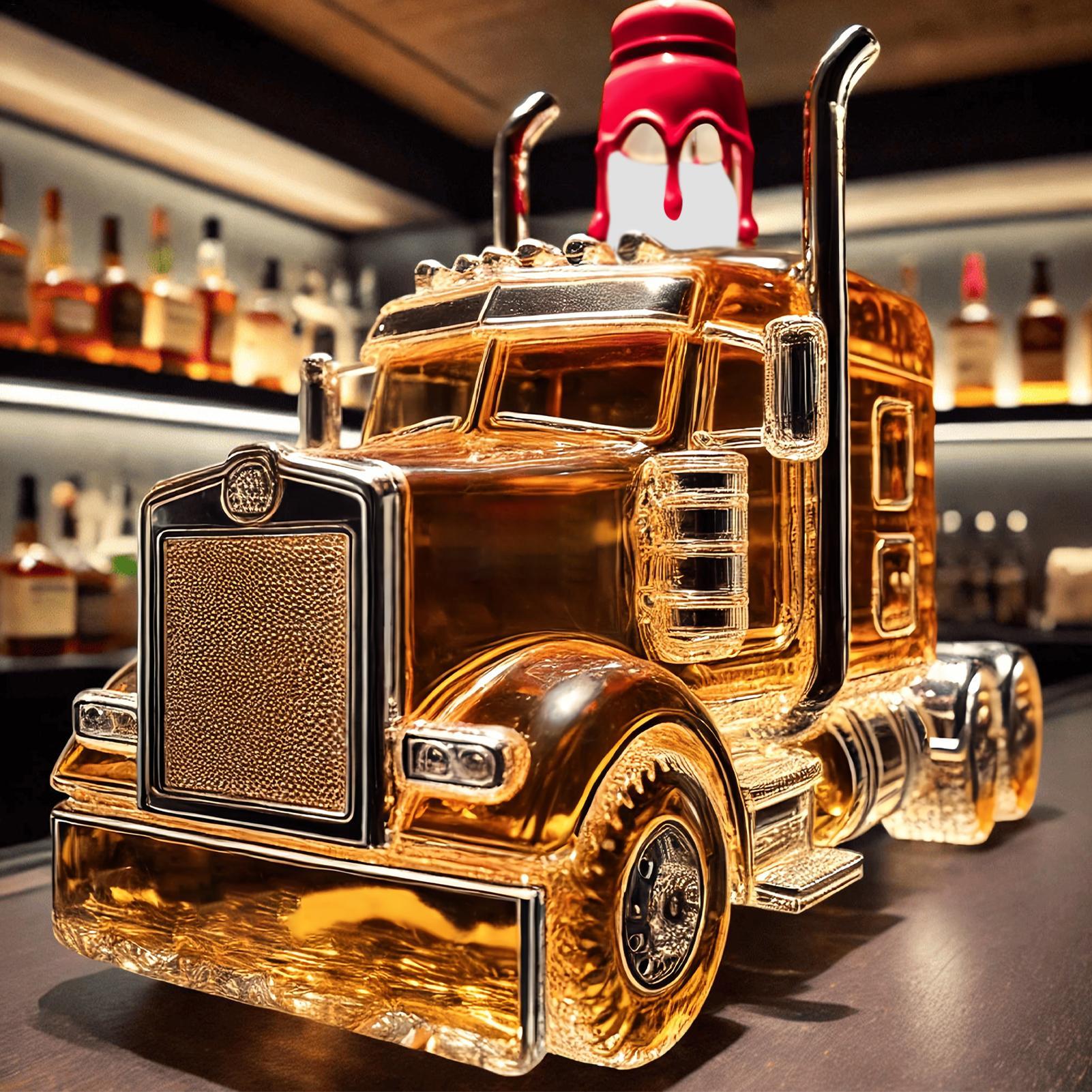 Wine Decanter Half Truck Bourb - Wine Beer Truck ulasan dan harga