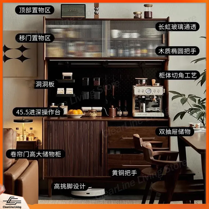 Retro Solid Wood Living Room W - Wine Vodka Beer ulasan dan harga