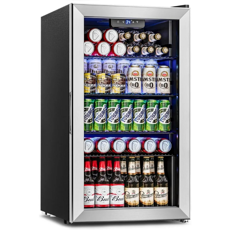 Beverage Refrigerator Cooler - - Wine Beer Cooler Fridge ulasan dan harga
