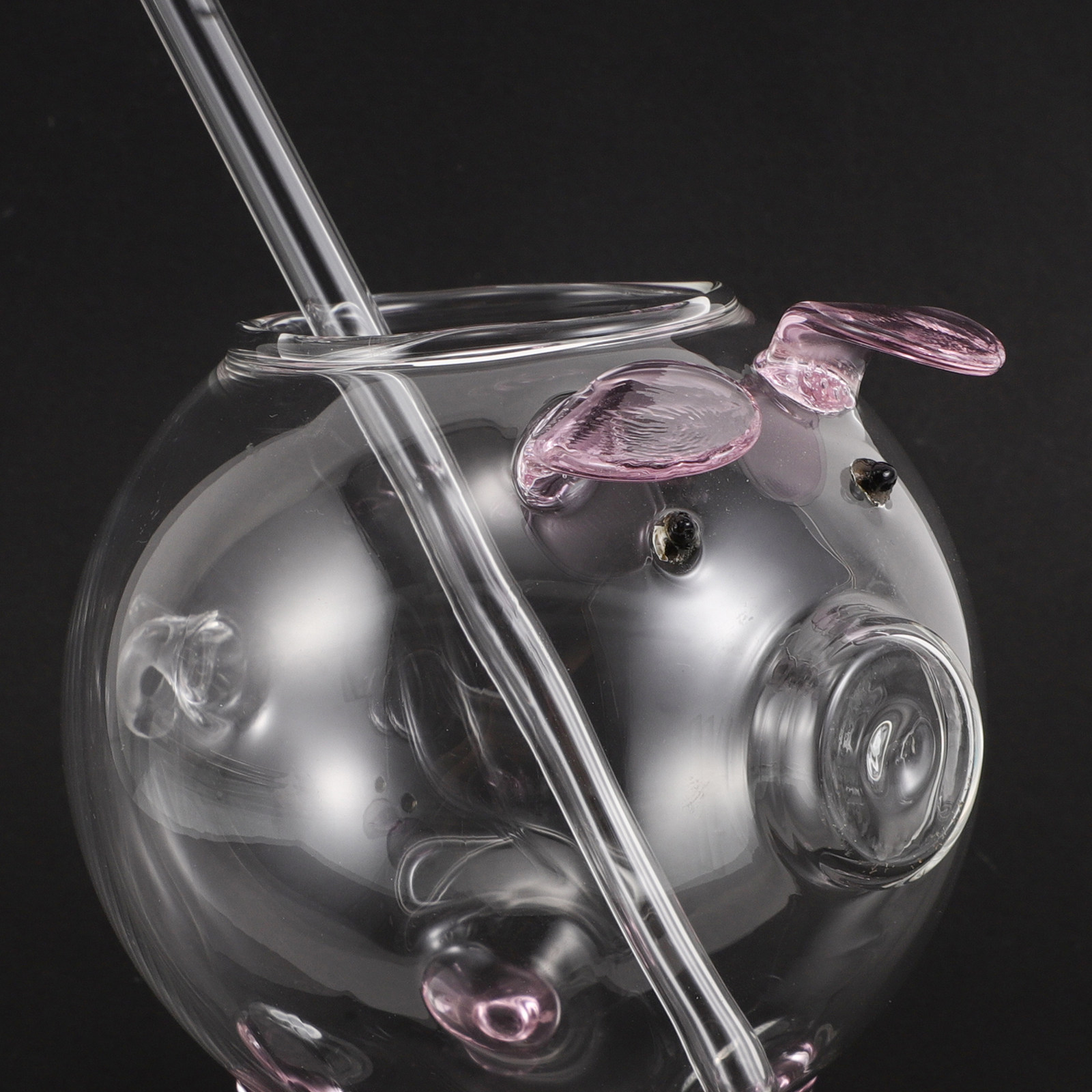 Creative Pig Shaped Glass Cock - Wine Beer Juice ulasan dan harga
