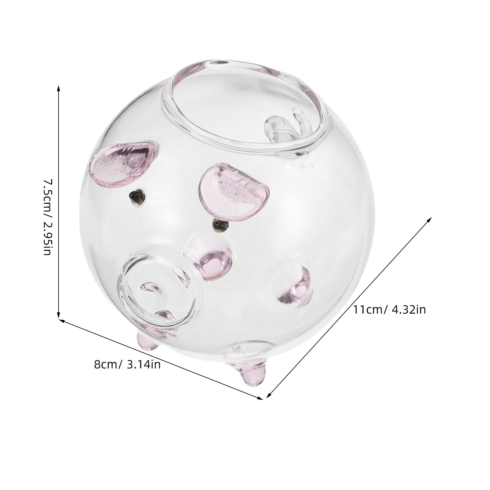 Creative Pig Shaped Glass Cock - Wine Beer Juice ulasan dan harga