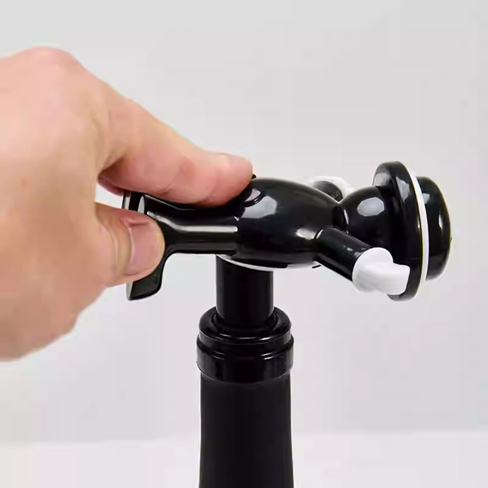 Black Cool Man Bottle Opener E - Wine Beer Red ulasan dan harga