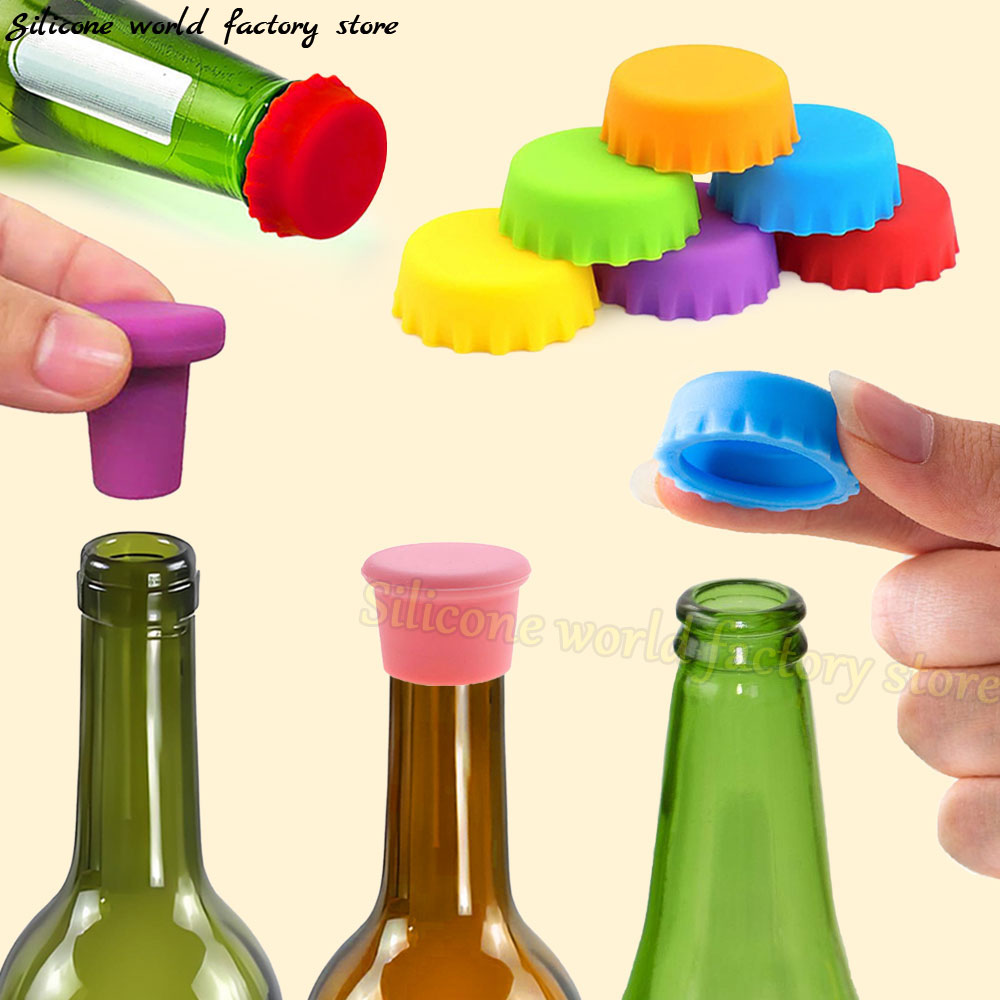 SW 12/6/3PCS Silicone Fresh-ke - Wine Beer Red ulasan dan harga