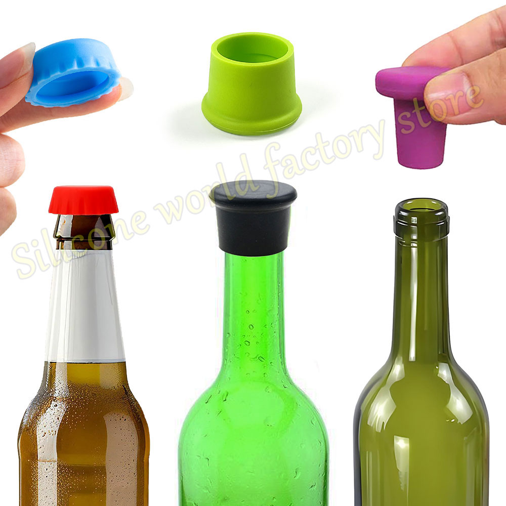 SW 12/6/3PCS Silicone Fresh-ke - Wine Beer Red ulasan dan harga