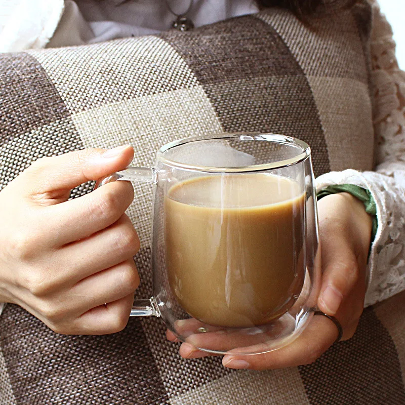 Transparent Glass Coffee Cup M - Wine Vodka Beer ulasan dan harga