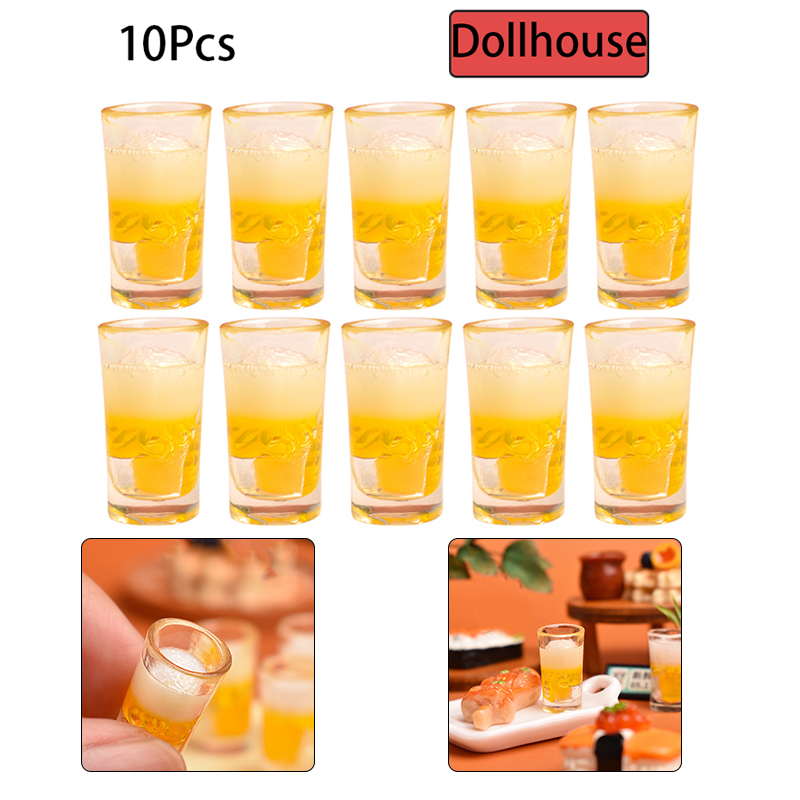 10pcs Miniature Toy Kitchen Be - Wine Y Beer ulasan dan harga