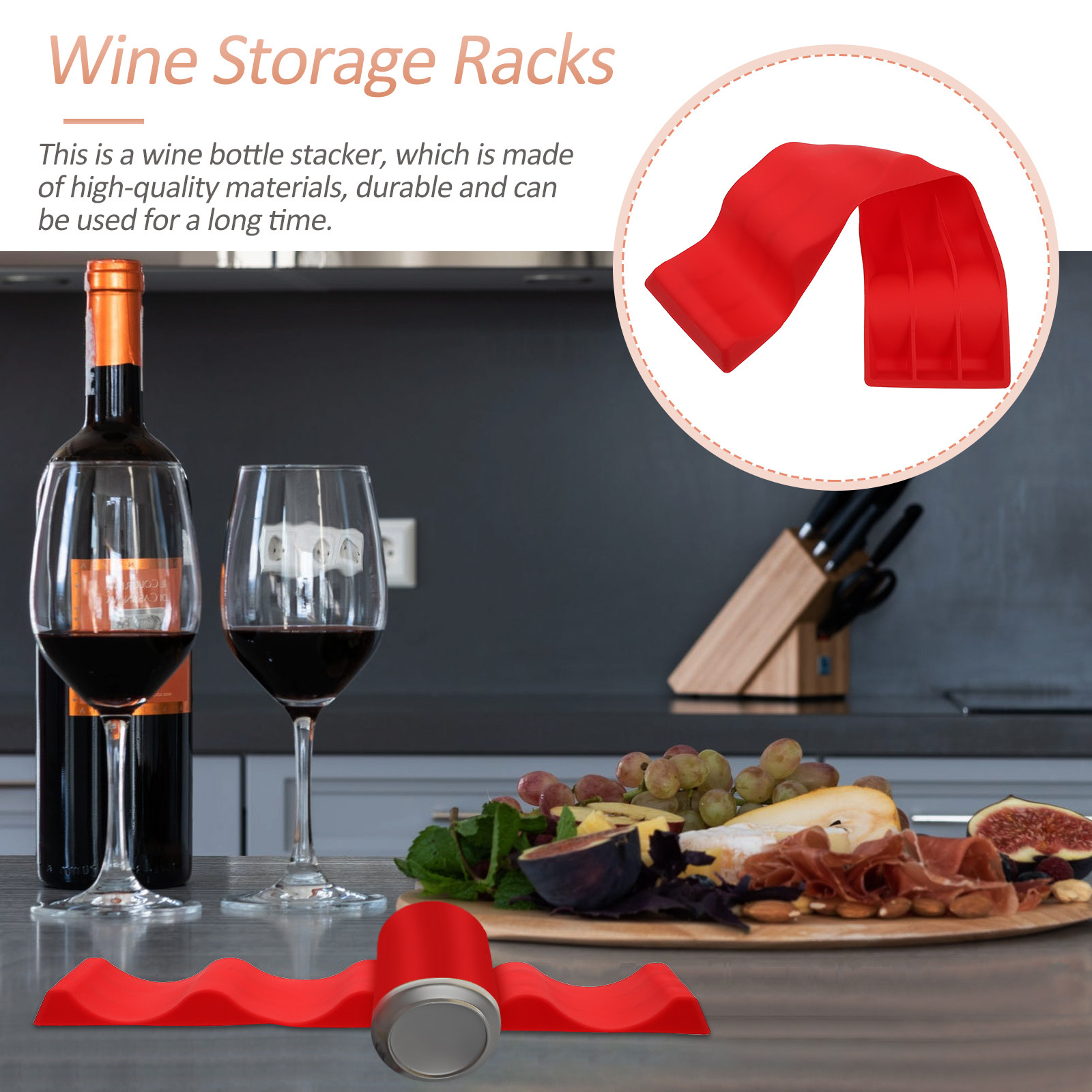 1Pcs Foldable Silicone Wine Bo - Wine Beer Red ulasan dan harga