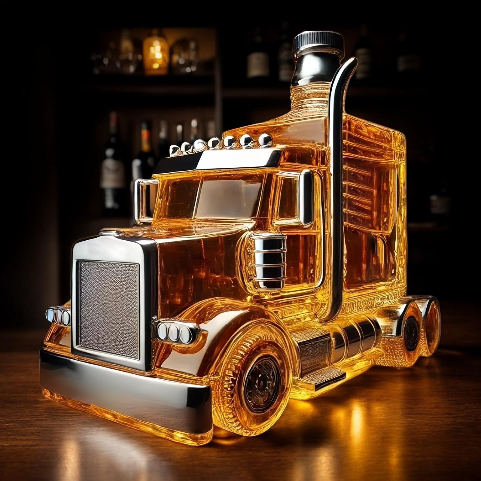 Car Glass Wine Bottle Half Tru - Wine Beer Truck ulasan dan harga