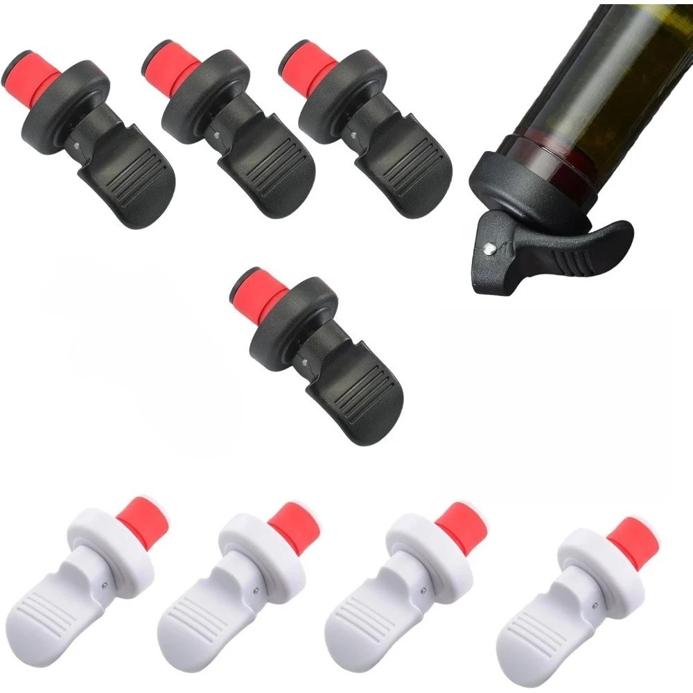 4PackWineBottle Stoppers Whisk - Wine Beer Market ulasan dan harga