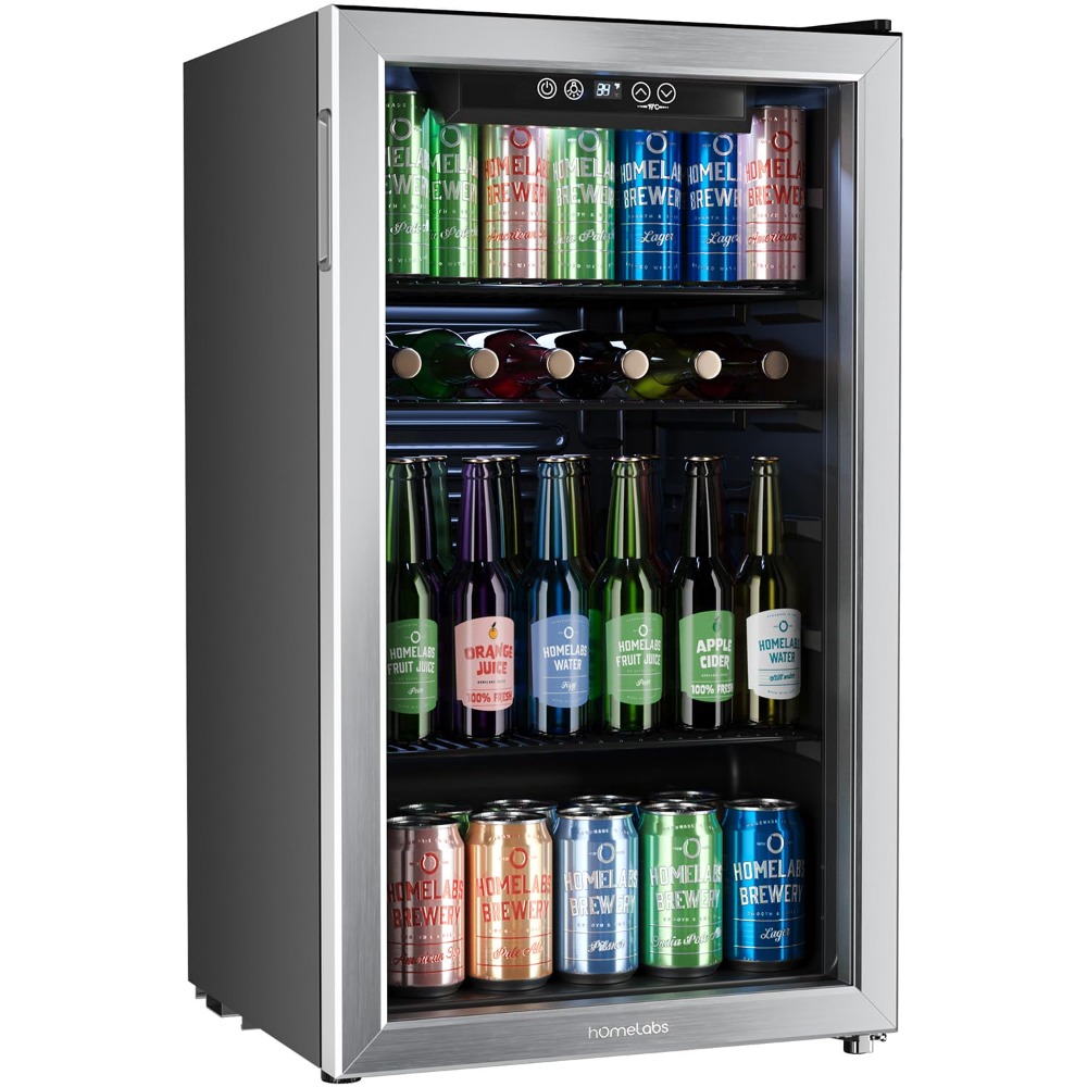 120 Can Mini Beverage Refriger - Wine Beer Cooler Fridge ulasan dan harga