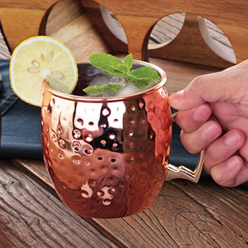 1-6PCS Cocktail Wine Cup Mosco - Wine Beer Juice ulasan dan harga