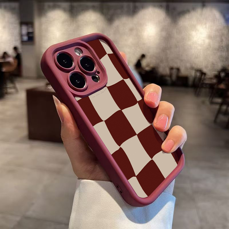Wine Red Deform Grid Pattern P - Wine & Beer Guayaquil ulasan dan harga