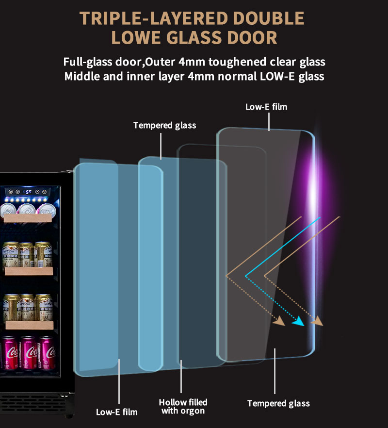 Double Door Undercounter Wine  - Wine Beer Cooler Fridge ulasan dan harga