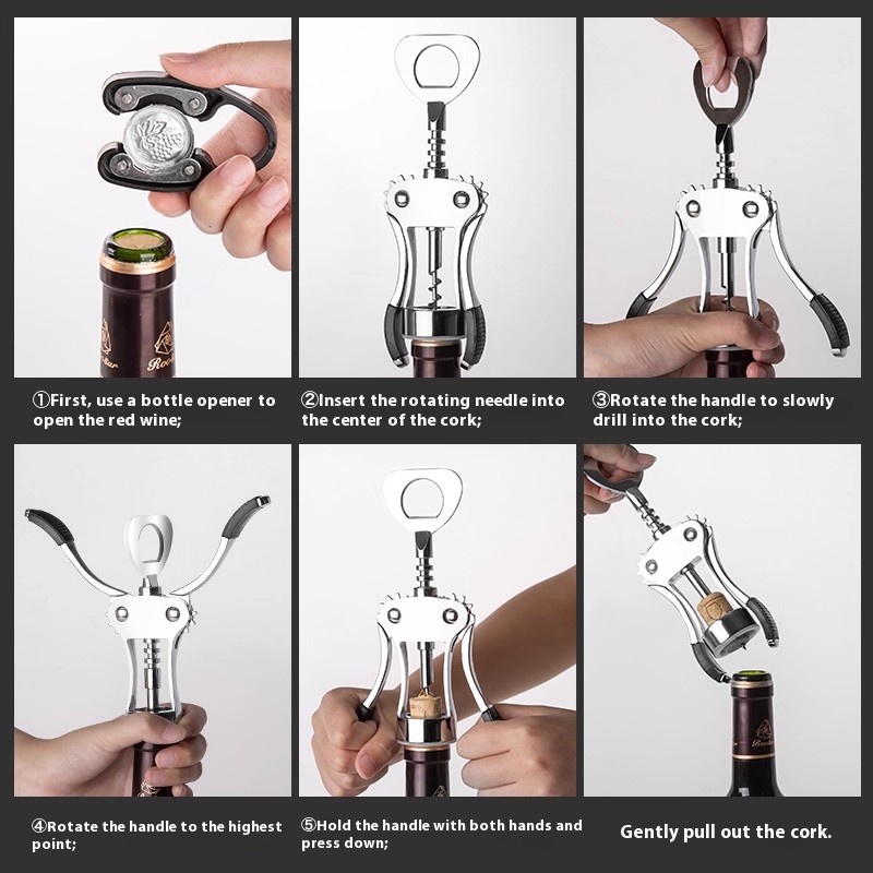 Gianxi Red Wine Bottle Opener  - Wine Beer Red ulasan dan harga