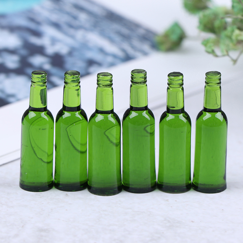 6pcs 1:12 Dollhouse Miniature  - Wine Y Beer ulasan dan harga