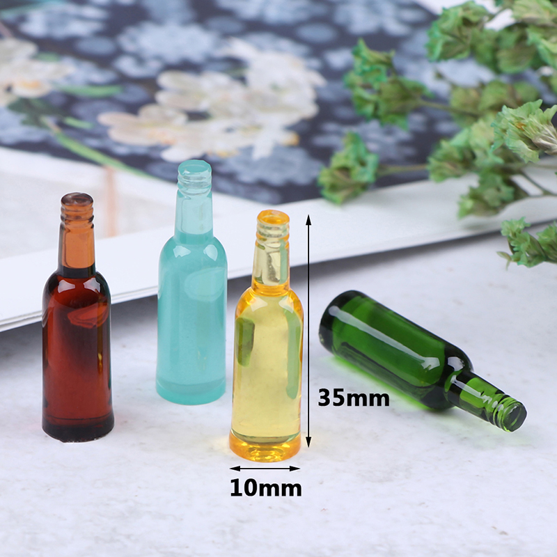 6pcs 1:12 Dollhouse Miniature  - Wine Y Beer ulasan dan harga