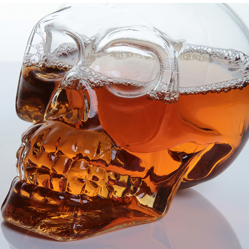 Creative Skull Head Decanter C - Wine Vodka Beer ulasan dan harga