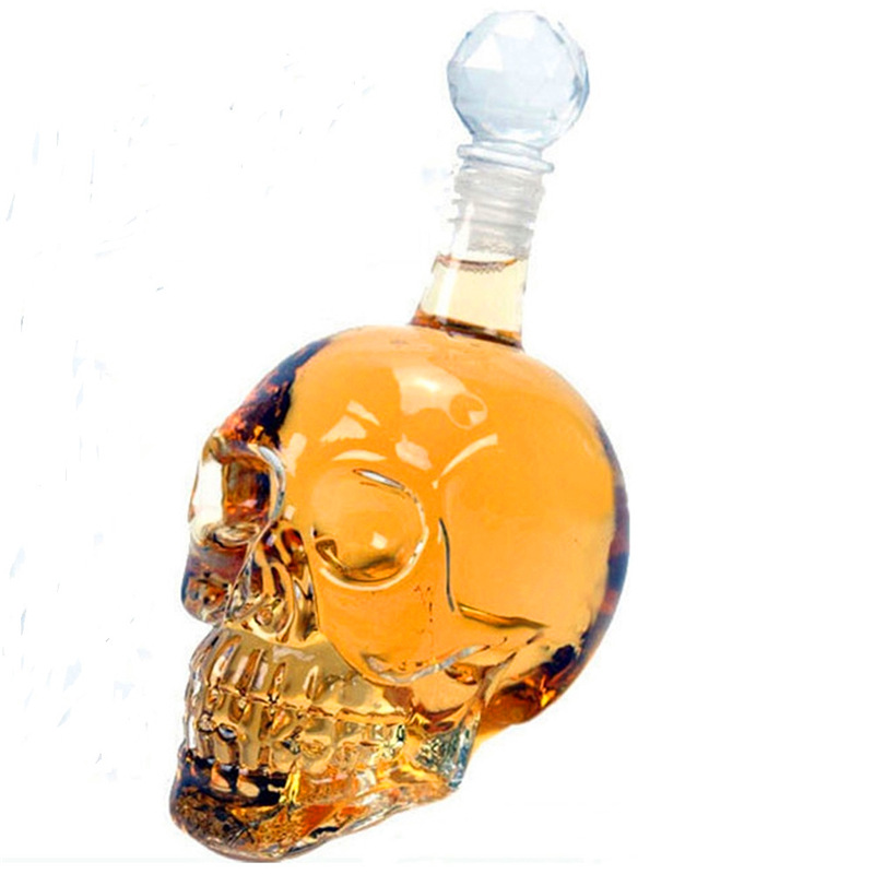 Creative Skull Head Decanter C - Wine Vodka Beer ulasan dan harga
