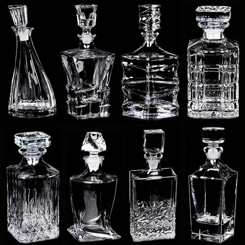 Crystal Glass Wine Red Bottle  - Wine Vodka Beer ulasan dan harga