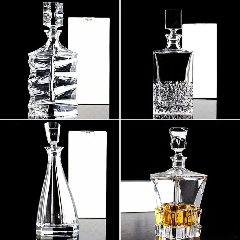 Crystal Glass Wine Red Bottle  - Wine Vodka Beer ulasan dan harga