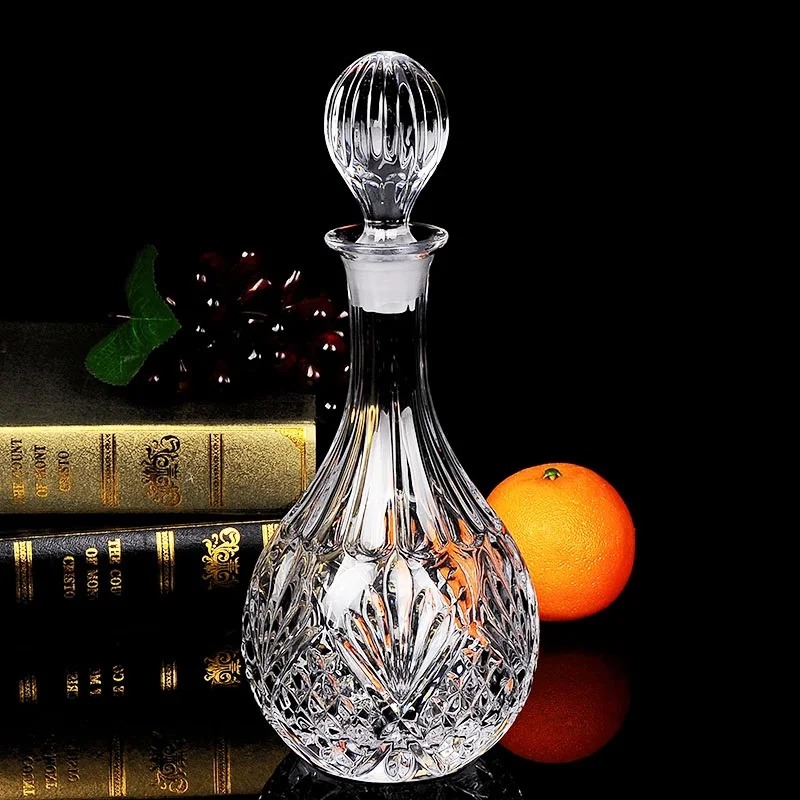 Crystal Glass Wine Red Bottle  - Wine Vodka Beer ulasan dan harga
