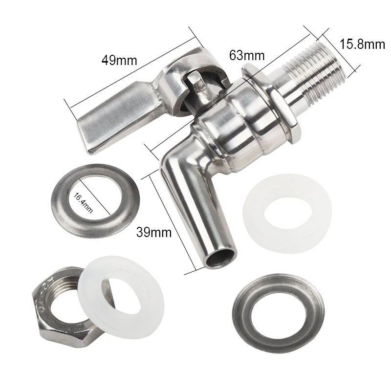 3/8' Beverage Dispenser Faucet - Wine Beer Juice ulasan dan harga