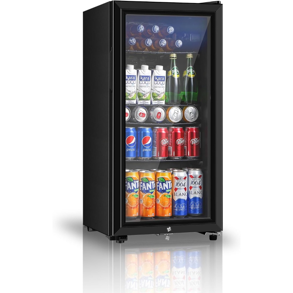 Beverage Refrigerator, Three P - Wine Beer Cooler Fridge ulasan dan harga