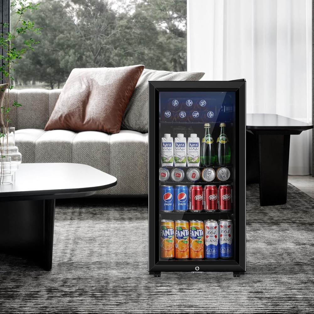 Beverage Refrigerator, Three P - Wine Beer Cooler Fridge ulasan dan harga