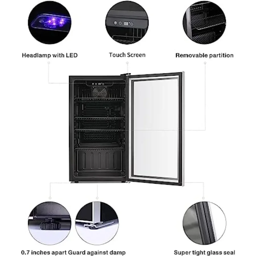 26 Bottle 130 Can Wine Cooler/ - Wine Beer Cooler Fridge ulasan dan harga