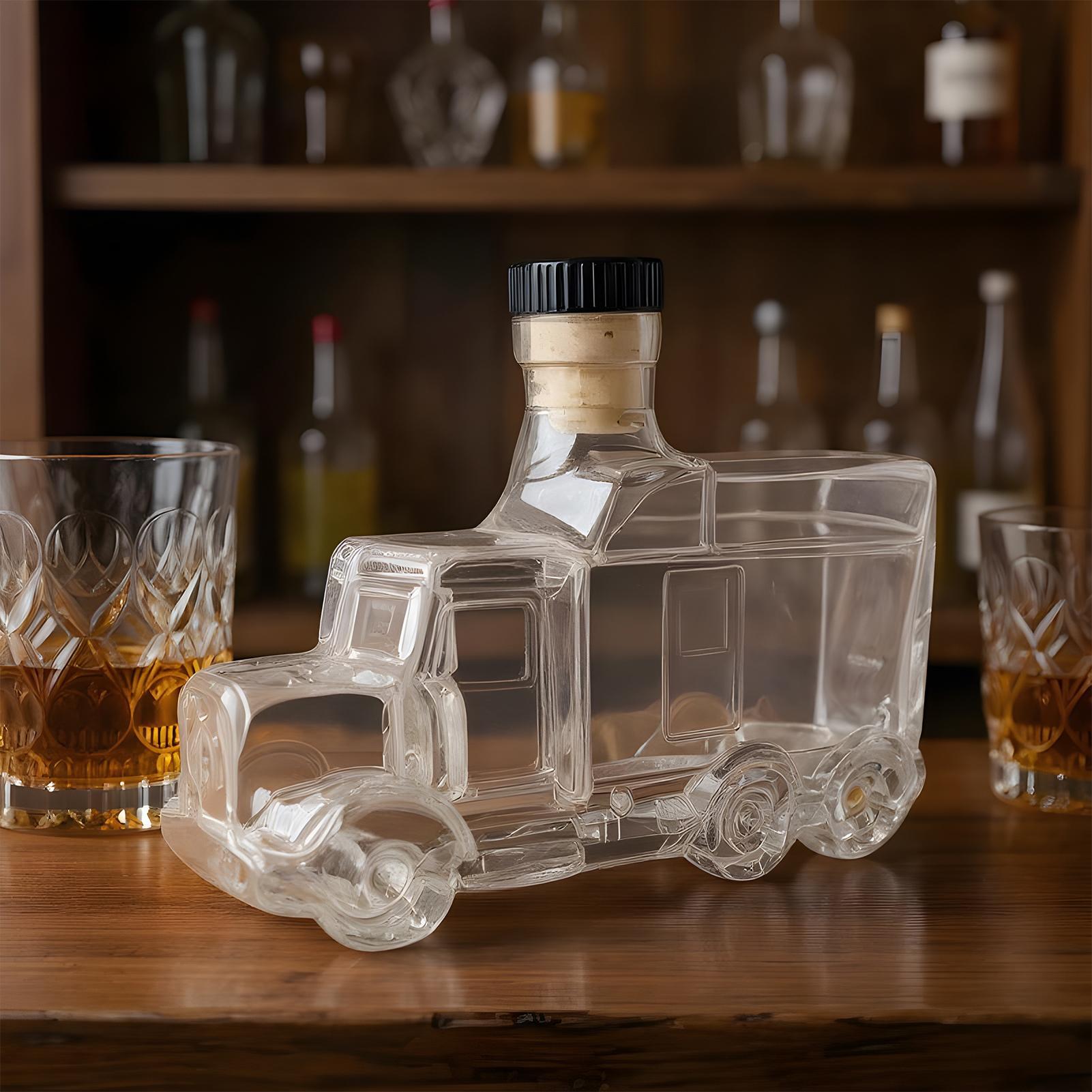 Half Truck Whiskey Decanter 37 - Wine Beer Truck ulasan dan harga