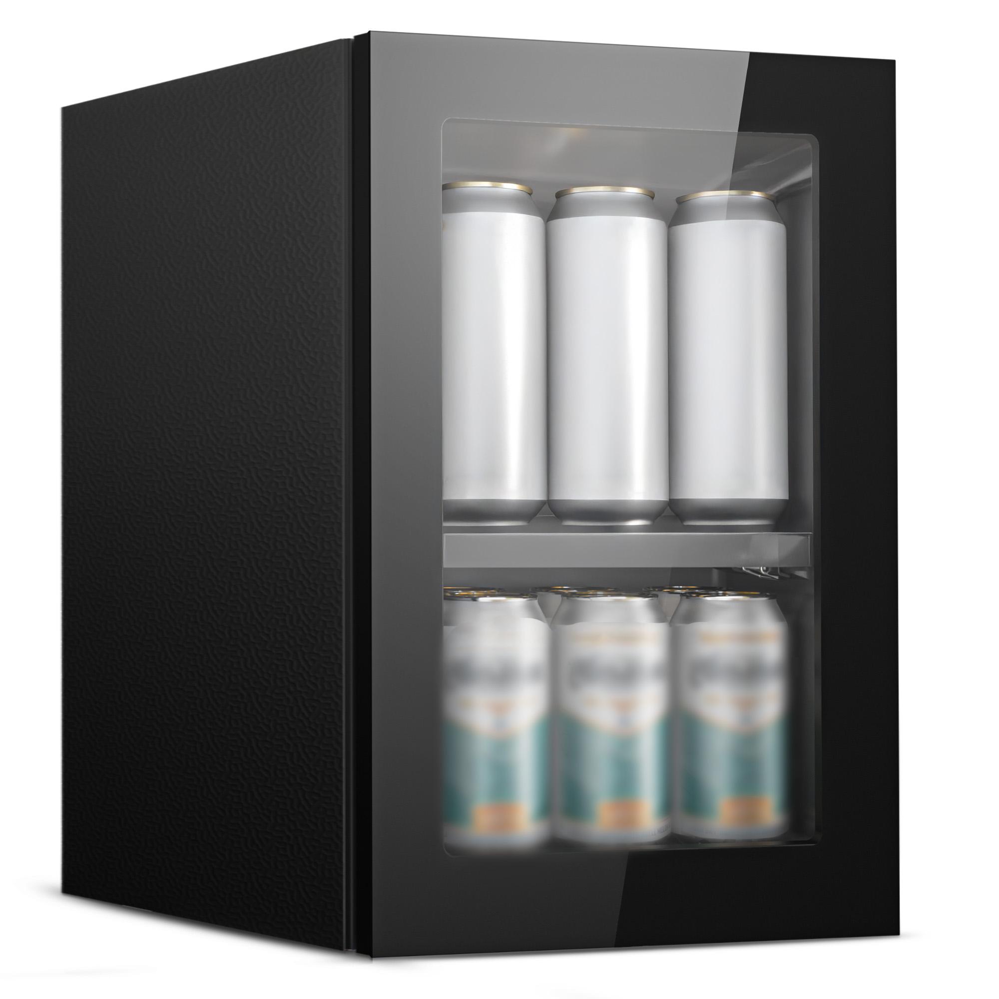 EKOJUCE  Mini Fridge with Glas - Wine Beer Cooler Fridge ulasan dan harga