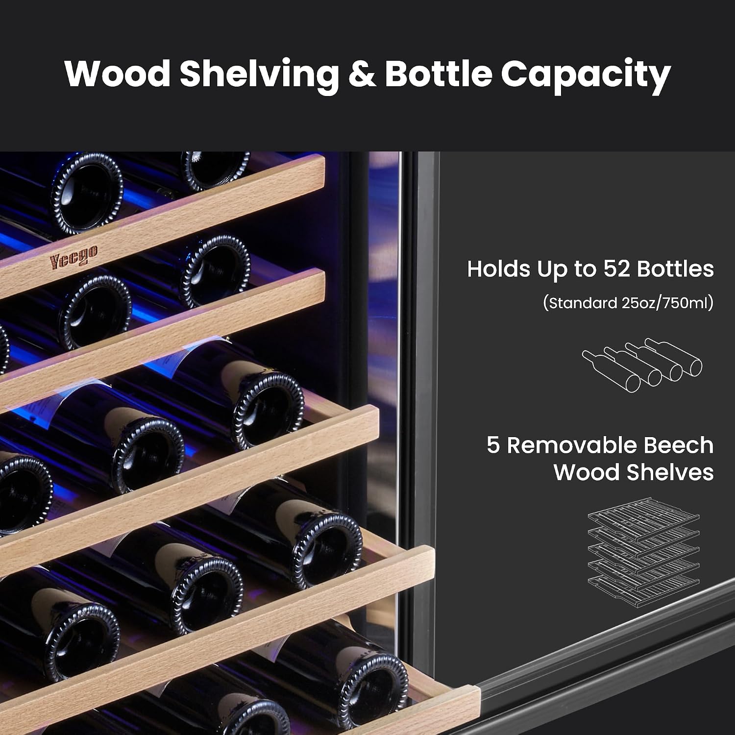 Yeego Wine Fridge Cooler - 24  - Wine Beer Cooler Fridge ulasan dan harga