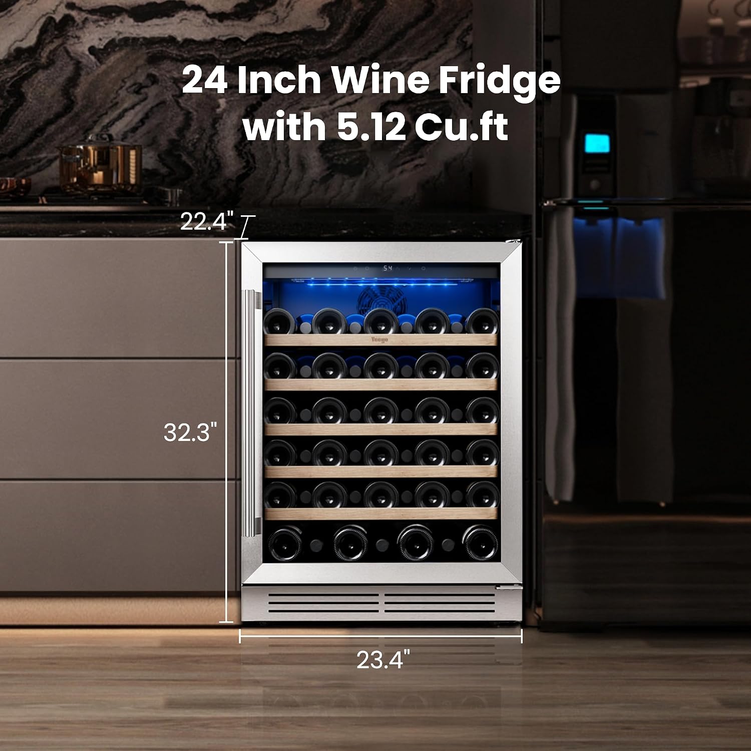 Yeego Wine Fridge Cooler - 24  - Wine Beer Cooler Fridge ulasan dan harga