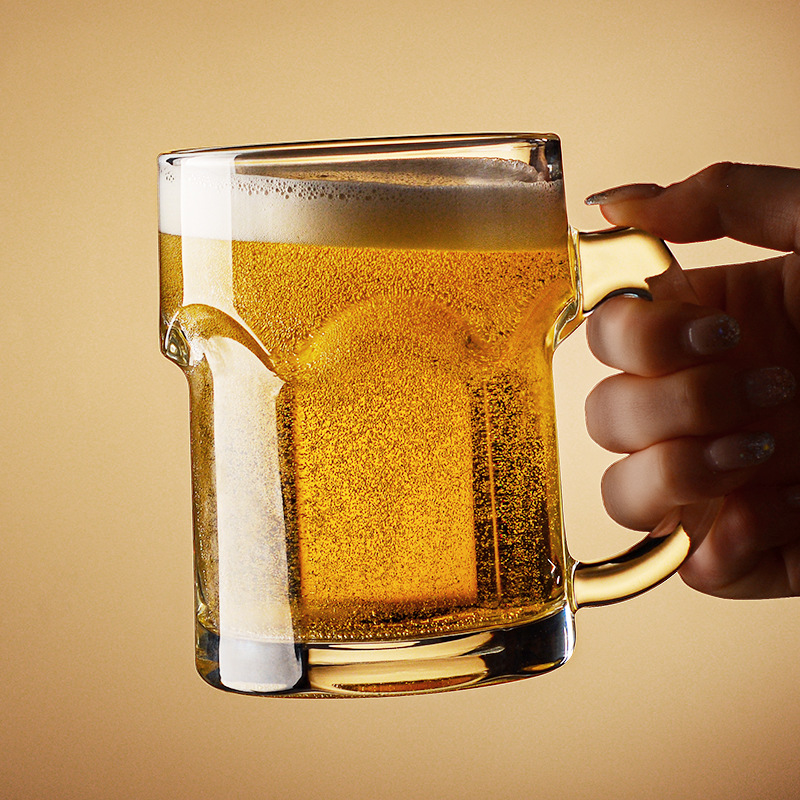 Household beer mug with handle - Wine Beer Red ulasan dan harga