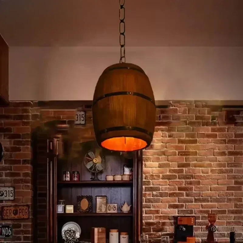 Rustic Lamp Vintage Chandelier - Wine & Beer Guayaquil ulasan dan harga