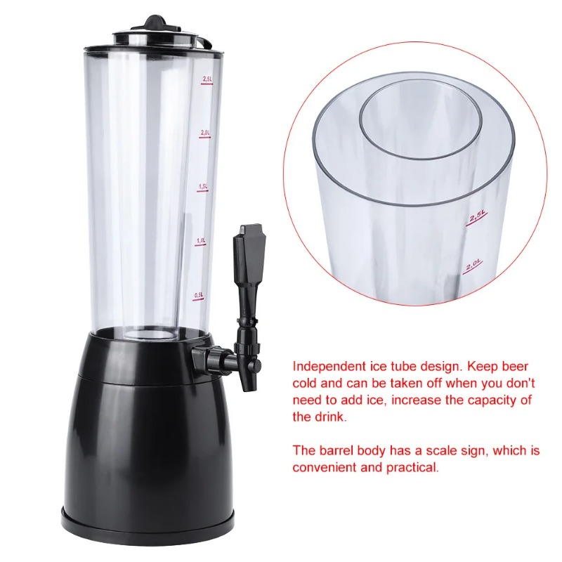 2.5L Beer Beverage Dispenser I - Wine Beer Juice ulasan dan harga