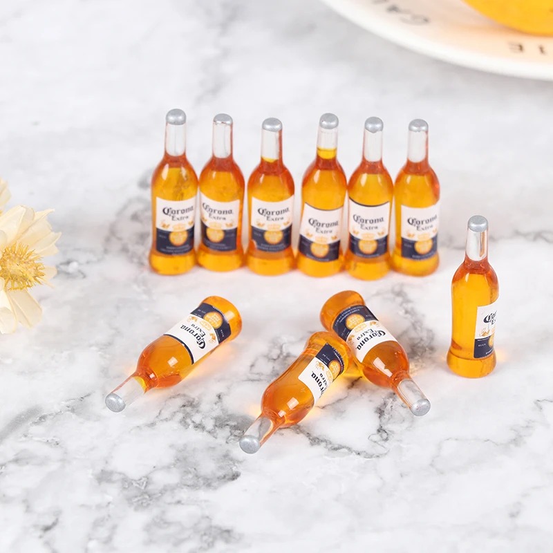 10Pcs 1:12 Scale Mini Resin Be - Wine Y Beer ulasan dan harga