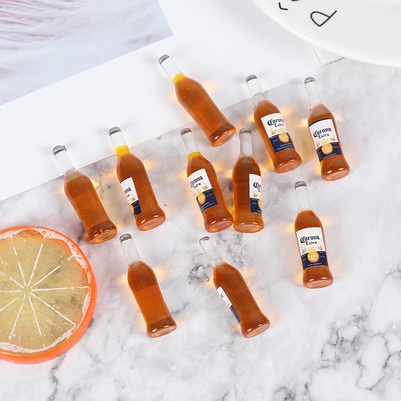 10Pcs 1:12 Scale Mini Resin Be - Wine Y Beer ulasan dan harga