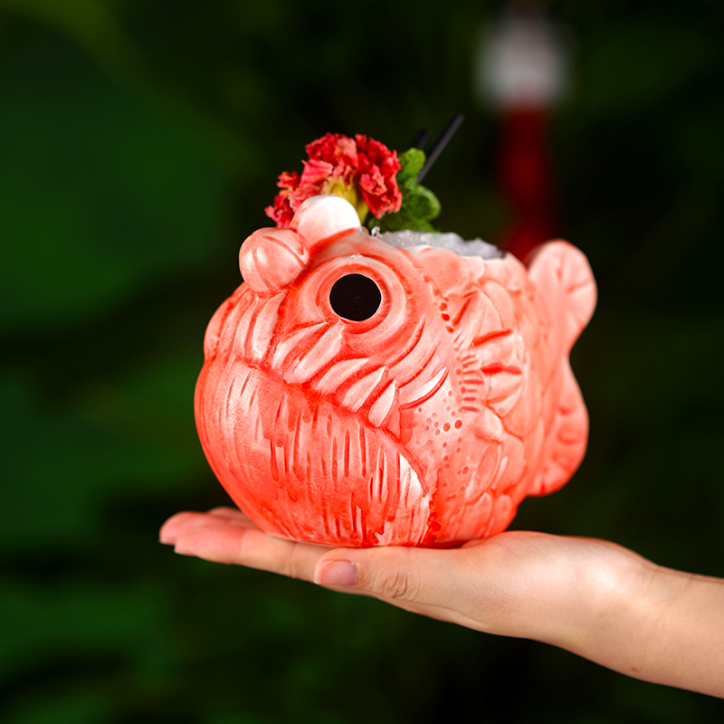 Cute Lantern Fish Cocktail Gla - Wine Beer Red ulasan dan harga