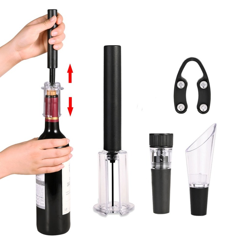 Air Pump Wine Bottle Opener Ai - Wine Beer Red ulasan dan harga