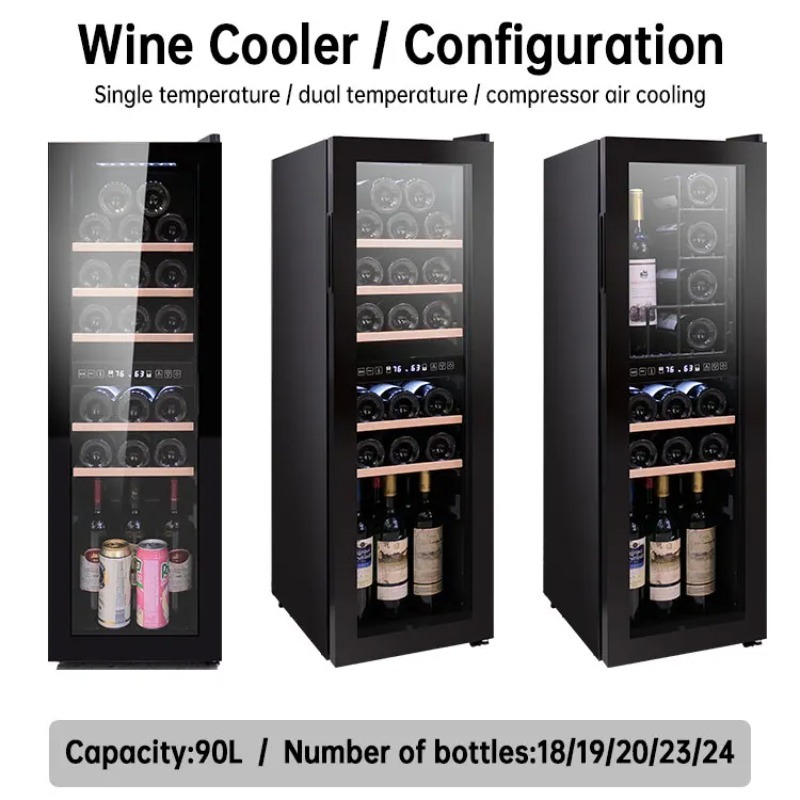 Supermarket Glass Chiller Mini - Wine Beer Cooler Fridge ulasan dan harga