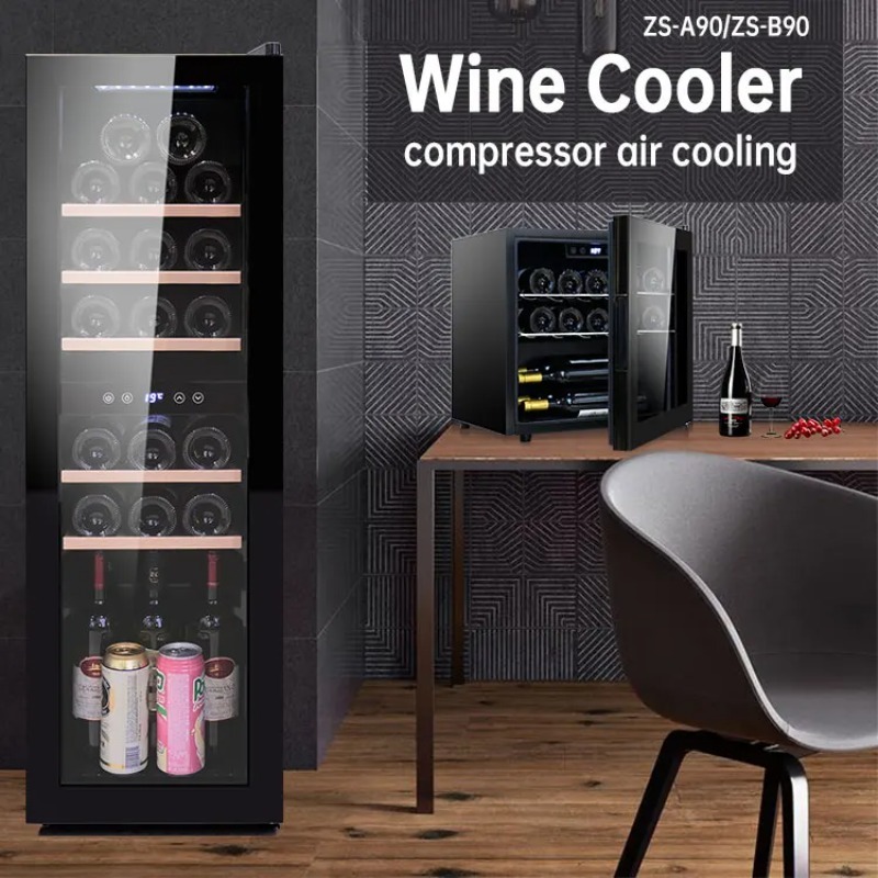 Supermarket Glass Chiller Mini - Wine Beer Cooler Fridge ulasan dan harga