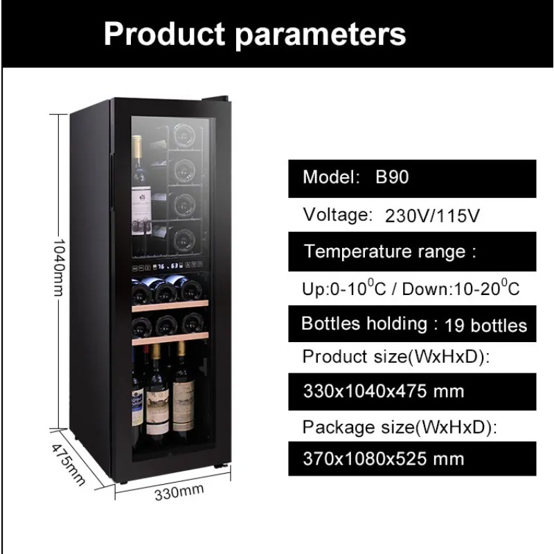 Supermarket Glass Chiller Mini - Wine Beer Cooler Fridge ulasan dan harga