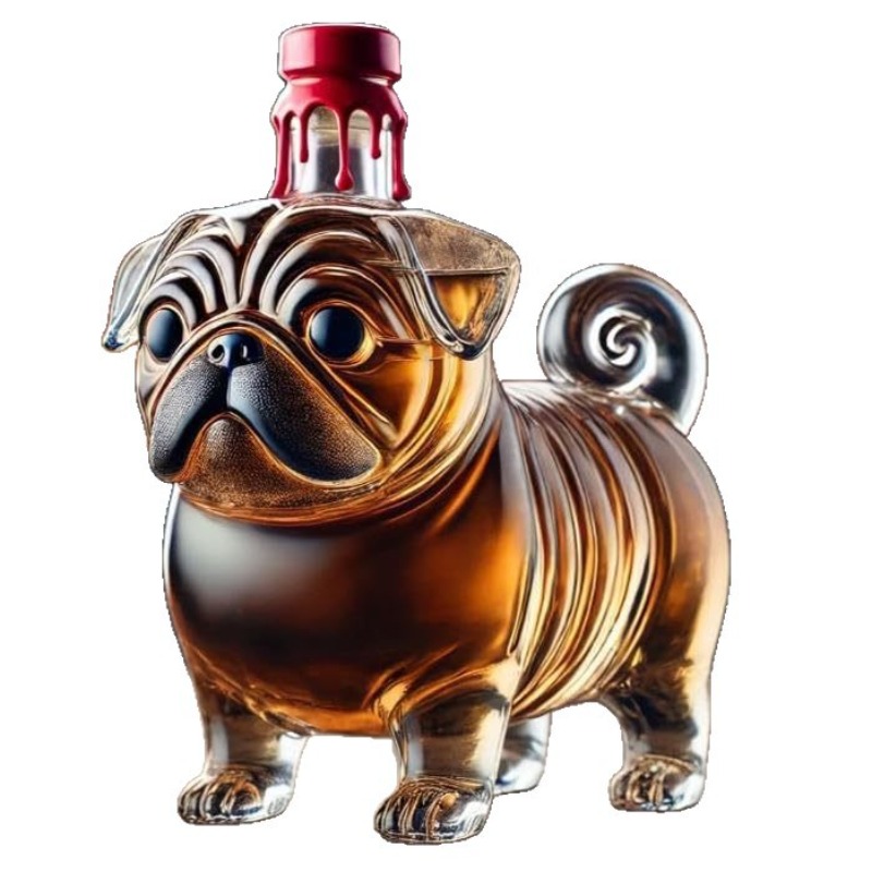 Transparent Whiskey Hanger Pug - Wine Vodka Beer ulasan dan harga